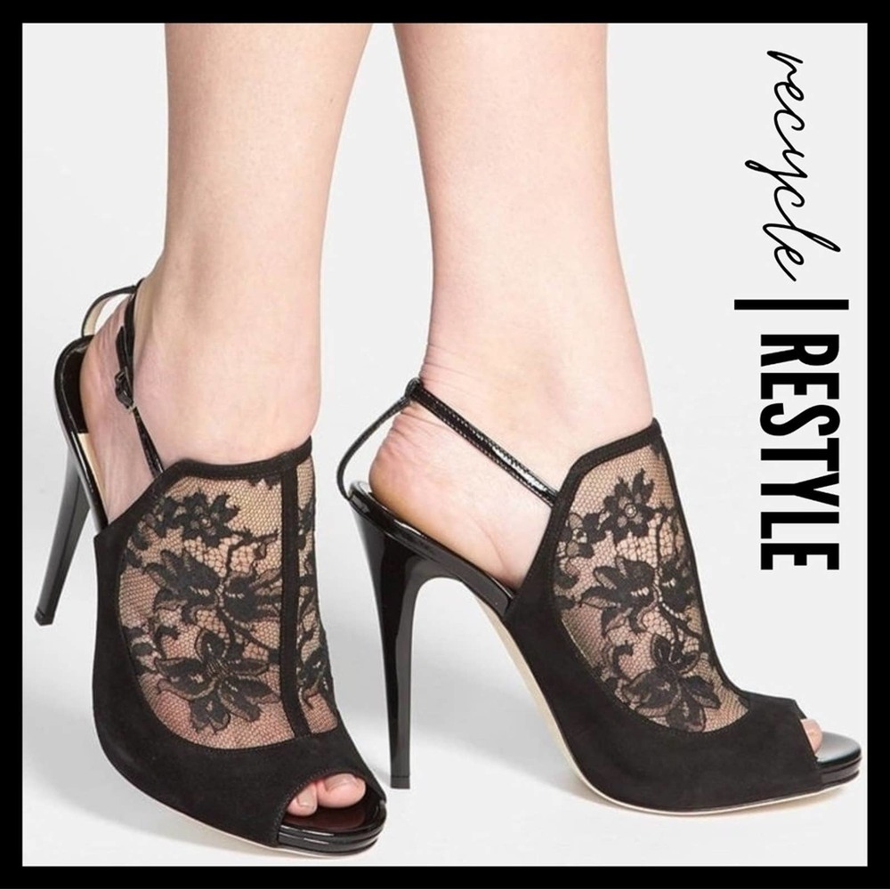 Jimmy Choo Maylen Lace Stiletto Heel